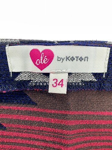 34 Beden çeşitli Renk Koton Mini Etek %70 İndirimli.