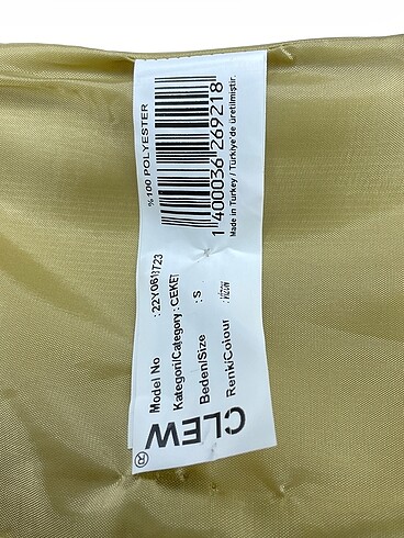 s Beden kahverengi Renk Diğer Blazer %70 İndirimli.