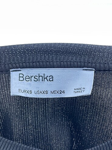 xs Beden siyah Renk Bershka Bluz %70 İndirimli.