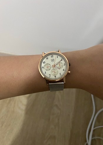Gri Kadın Kol Saati - Görsel 2