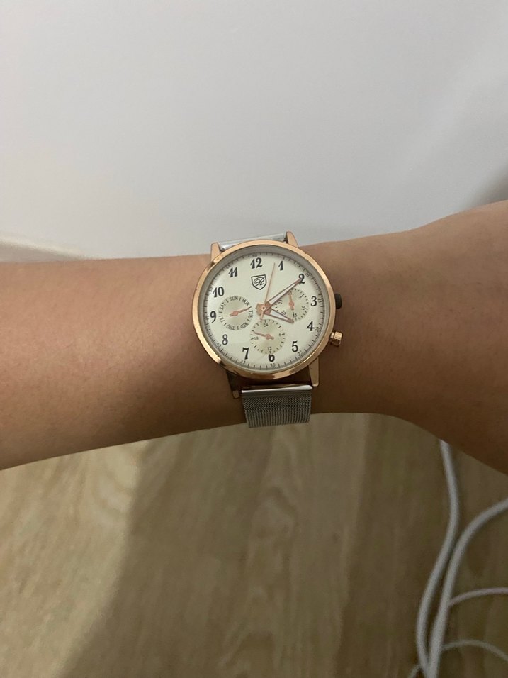 Gri Kadın Kol Saati - Görsel 2