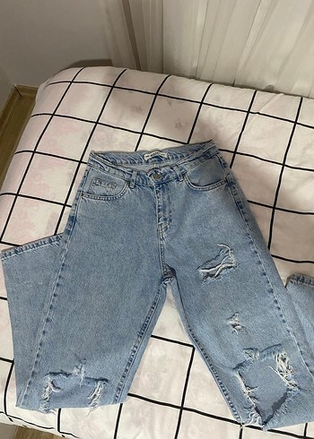Yırtık Denim Jean - Görsel 2