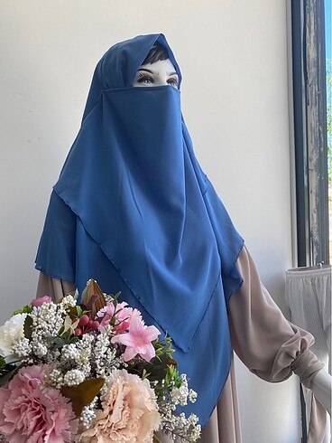 diğer Beden Üç katlı khimar sufle