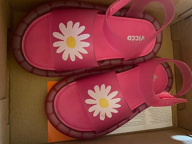 Vicco Vicco pembe kız ışıklı sandalet