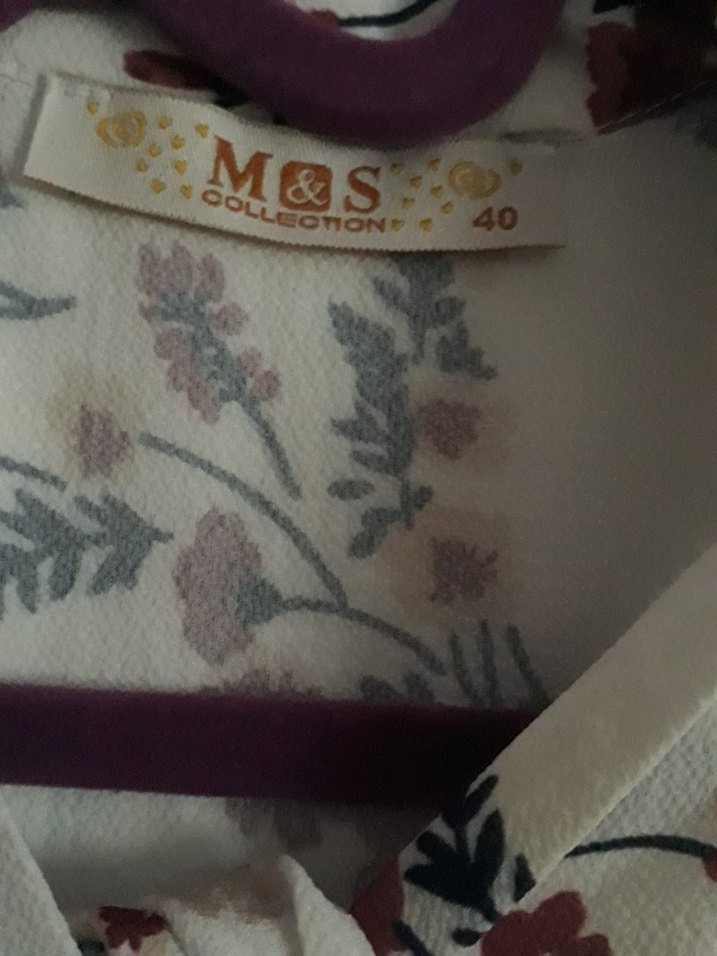 Çiçekli Fularlı Gömlek - Görsel 3