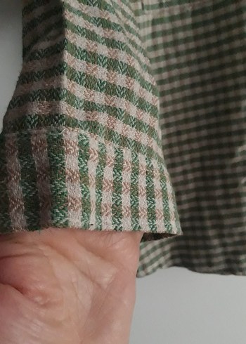 Düğmeli Kadın Uzun Kollu Oduncu Gömlek - Görsel 6