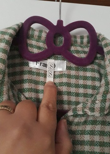 Düğmeli Kadın Uzun Kollu Oduncu Gömlek - Görsel 4