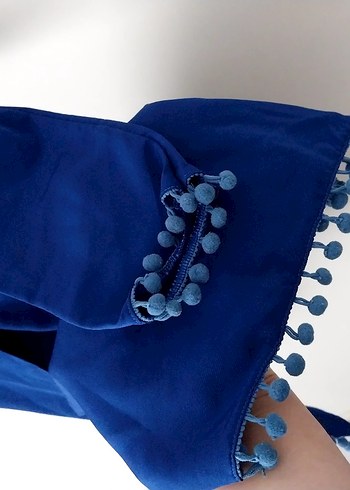 Saks mavi tunik - Görsel 9