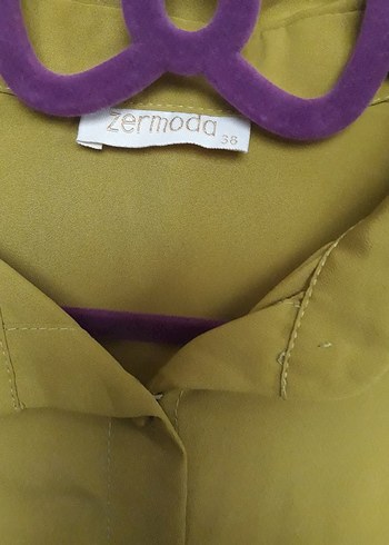 Düğmeli, Uzun Kollu Kadın Gömlek - Görsel 9