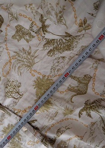 Bohem Desenli Düğmeli Kadın Gömlek - Görsel 8