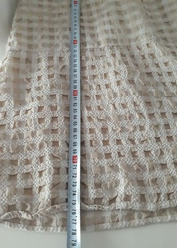 Bej renkli Etek - Görsel 6