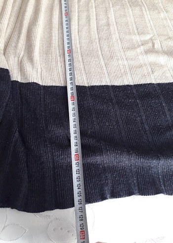 Bordo Pliseli Uzun Triko Elbise - Görsel 6