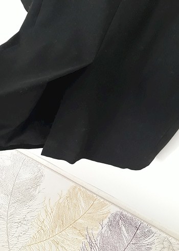 Düğmeli Siyah Kadın Kaban - Görsel 6