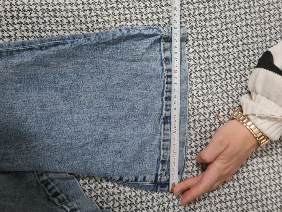 Kadın Denim İspanyol Paça Pantolon - Görsel 5