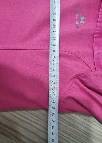 Pembe Fermuarlı koşu mont - Görsel 4