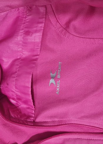 Pembe Fermuarlı koşu mont - Görsel 2