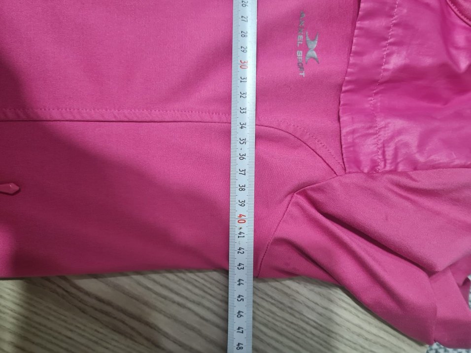 Pembe Fermuarlı koşu mont - Görsel 4