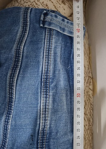 Kadın Mavi Denim Pantolon - Görsel 4