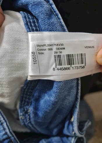 Kadın Mavi Denim Pantolon - Görsel 3