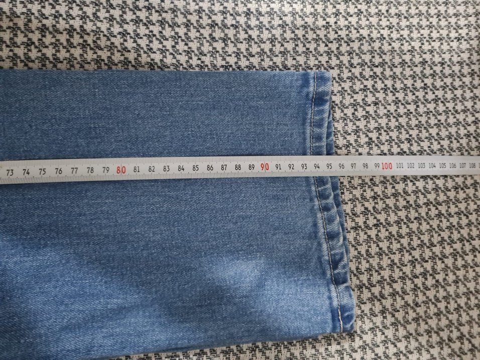 Kadın Mavi Denim Pantolon - Görsel 5