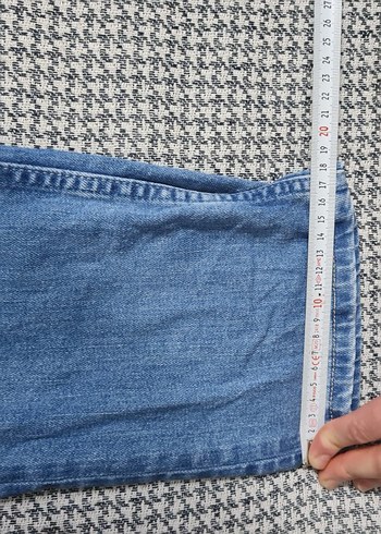 Kadın Mavi Denim Normal Kesim Kot Pantolon - Görsel 8