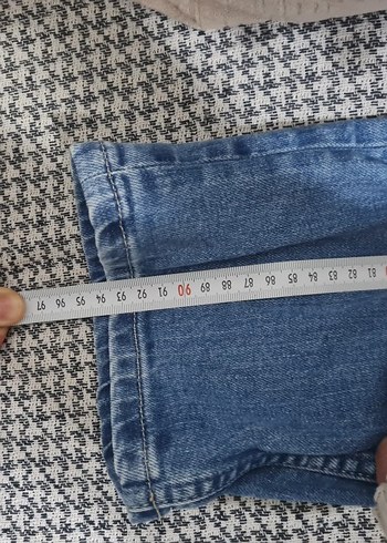 Kadın Mavi Denim Normal Kesim Kot Pantolon - Görsel 7