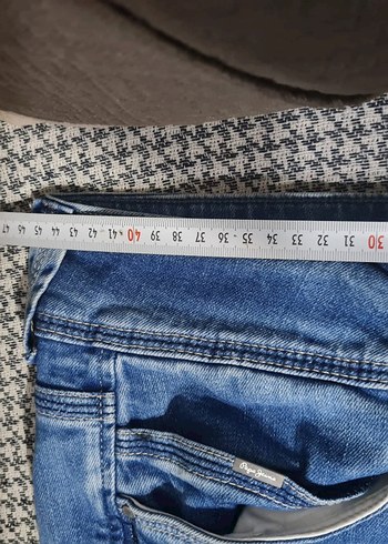 Kadın Mavi Denim Normal Kesim Kot Pantolon - Görsel 6