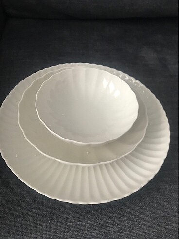 Beden KÜTAHYA PORSELEN BONE SERİSİ 6 kişilik yemek takımı