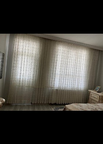 Taç Modern Klasik Bej Perde
