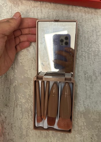 Açık Bej Makyaj Fırçası Seti - Görsel 2