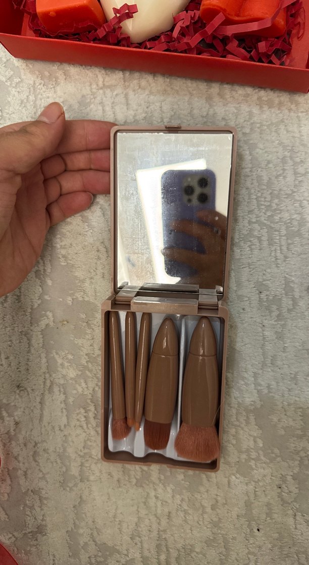 Açık Bej Makyaj Fırçası Seti - Görsel 2