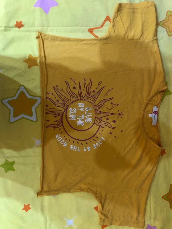 Kız Çocuk Baskılı Bohem Yarım Balıkçı Tişört - Görsel 5