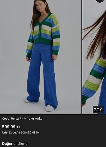  Defakto Coool Relax Fit V Yaka Hırka