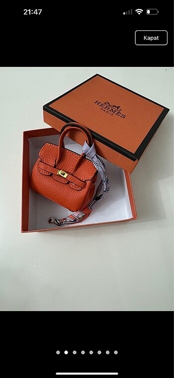 Hermes Aksesuar Charm Anahtarlık