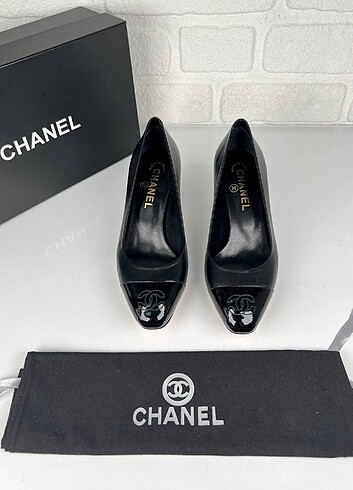 39 Beden siyah Renk Chanel topuklu