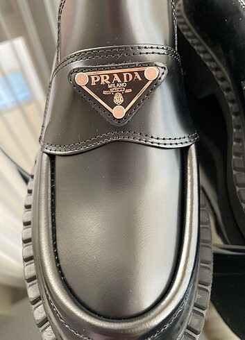 39 Beden siyah Renk Prada Loafer