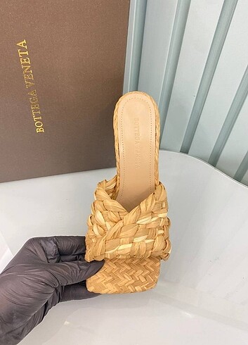 39 Beden Bottega Hasır Örgü Pumps 