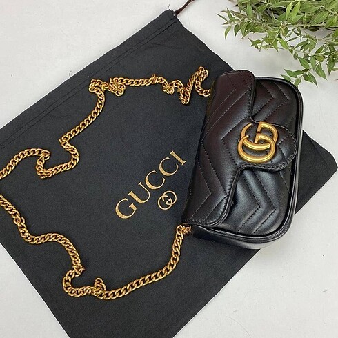  Beden siyah Renk Gucci Nano Marmont