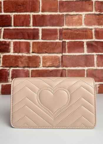 Bej Deri Zincir Detaylı Kadın Çanta - Görsel 2