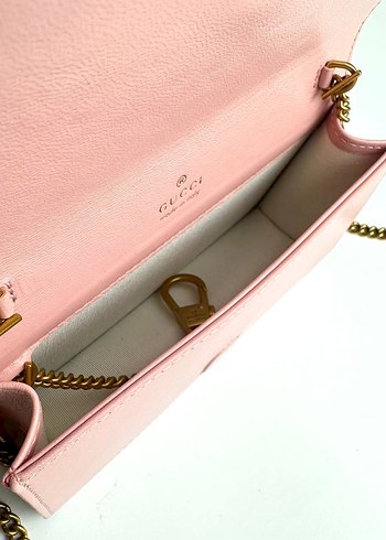 Bej Deri Zincir Detaylı Kadın Çanta - Görsel 16