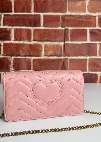 Bej Deri Zincir Detaylı Kadın Çanta - Görsel 14