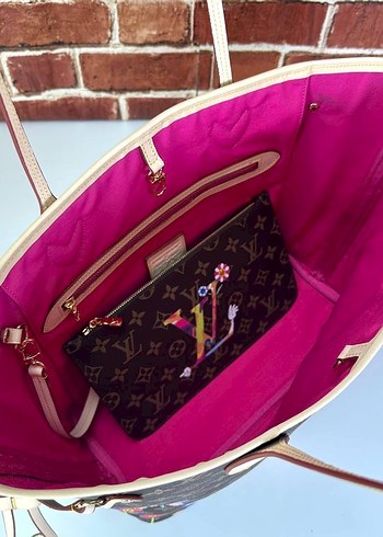 Louis Vuitton Çok Renkli Deri Kadın Çanta - Görsel 5