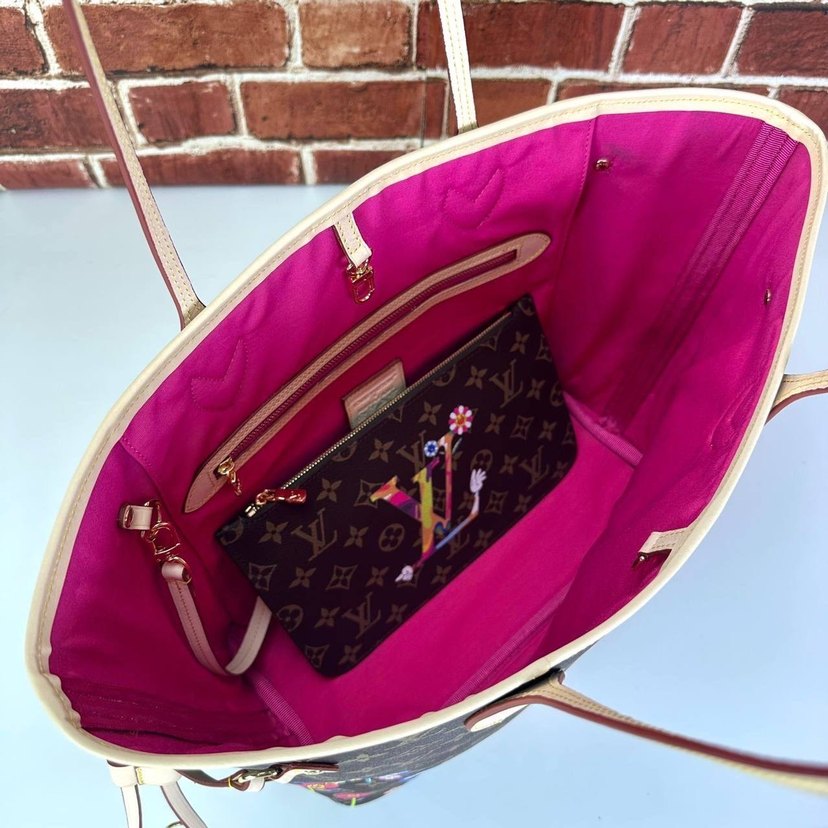 Louis Vuitton Çok Renkli Deri Kadın Çanta - Görsel 5