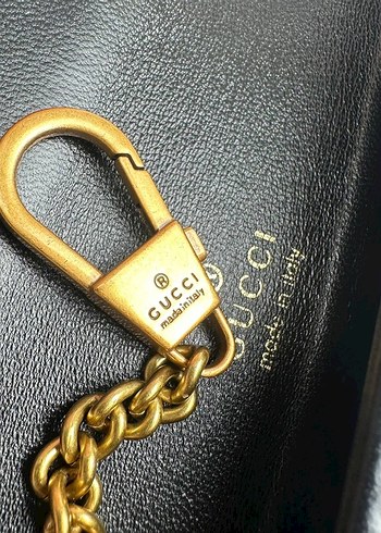 Bordo Zincir Detaylı Deri Kadın Çanta - Görsel 15