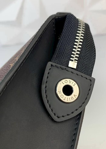 Louis Vuitton Kahverengi Deri Kadın Clutch - Görsel 6