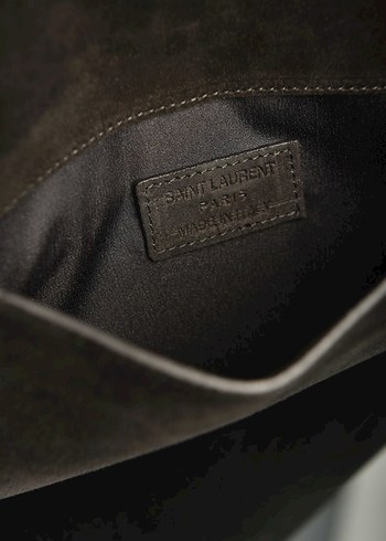 YVES SAINT LAURENT - Uptown Pouch in Suede - Görsel 13
