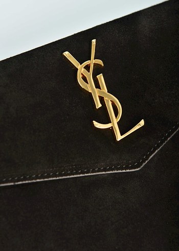 YVES SAINT LAURENT - Uptown Pouch in Suede - Görsel 11
