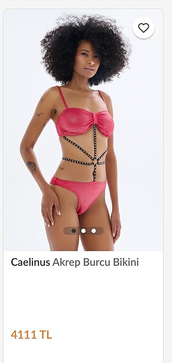 m Beden kırmızı sexy mayokini