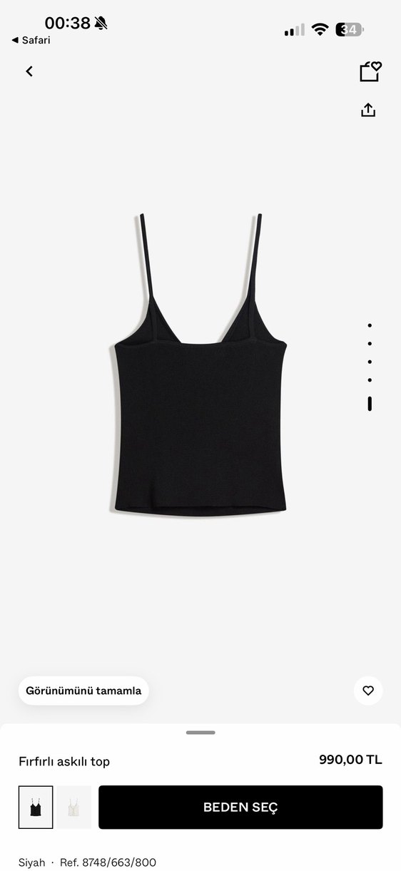 Siyah V Yaka Fırfırlı Kadın Büstiyer - Görsel 4