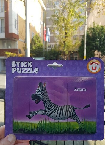 Fisher Price zebra miknatisli puzzle sifir urun????marka temsili one cikmasi